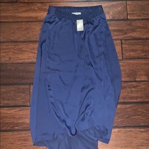 Chico new with tags Hi low navy skirt